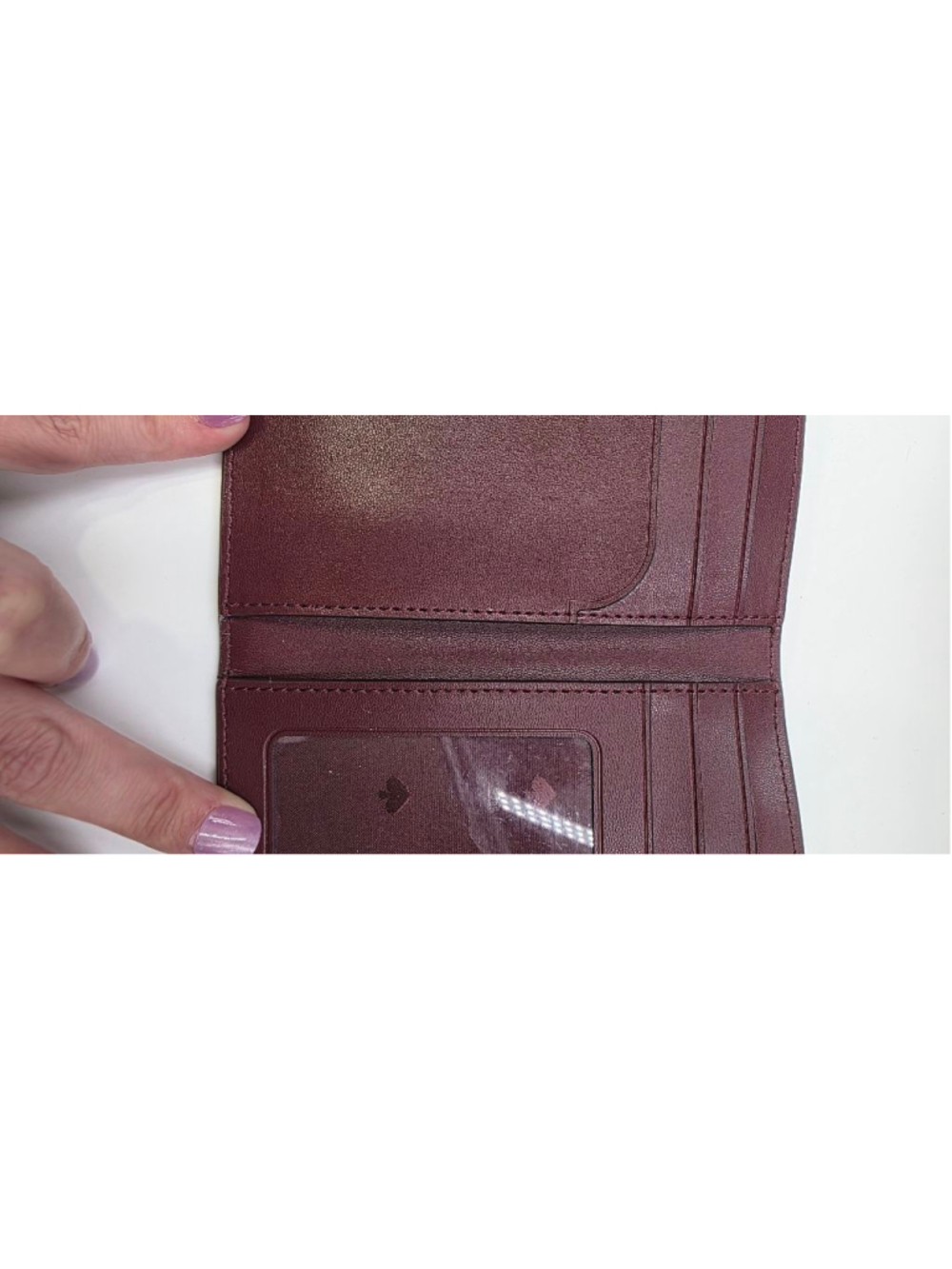 Kate Spade Jackson Deep Cherrywood Satchel Purse with matching Wallet - Picture 6 of 16